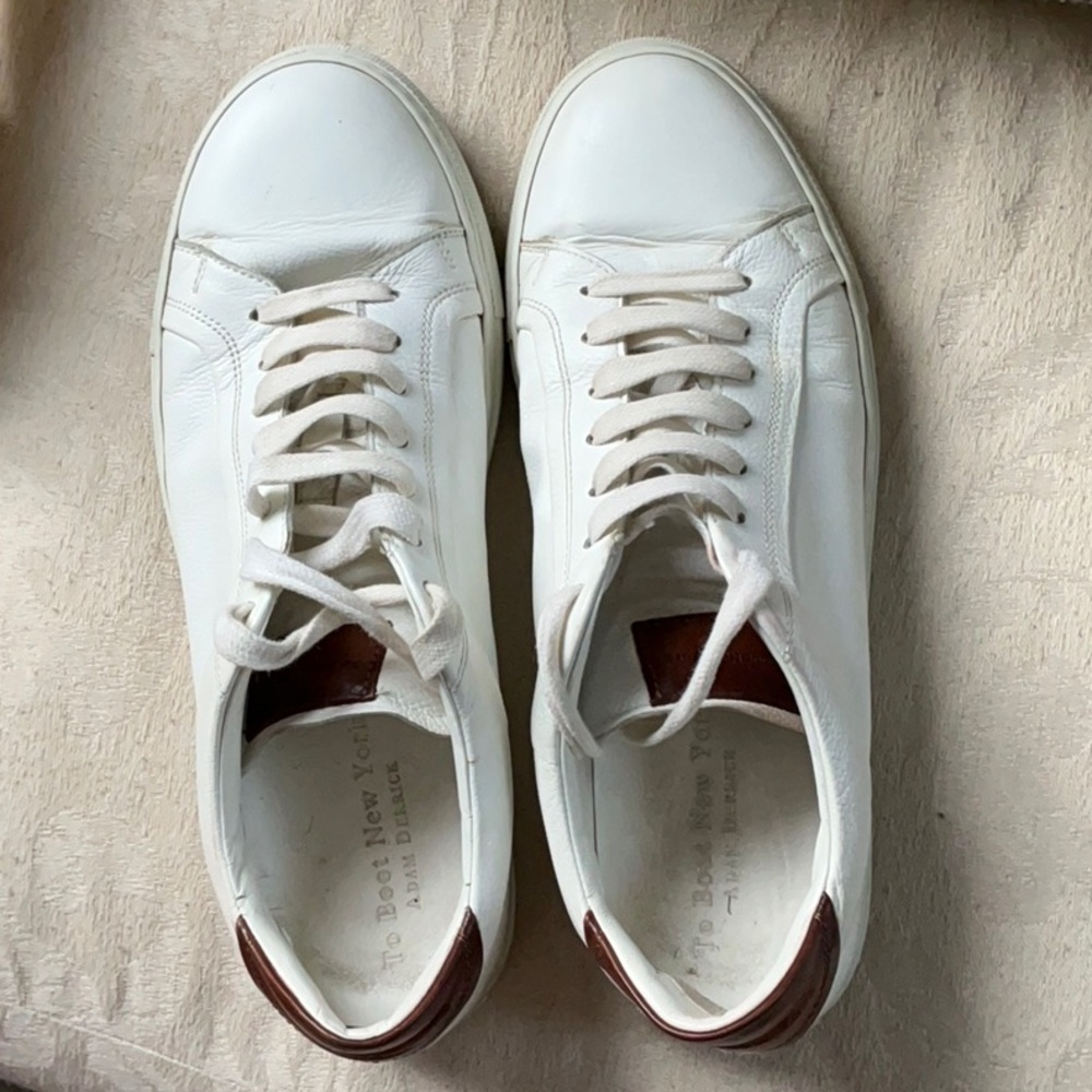 TO BOOT NEW YORK Carlin White Sneaker‎ ADAM DERRICK​